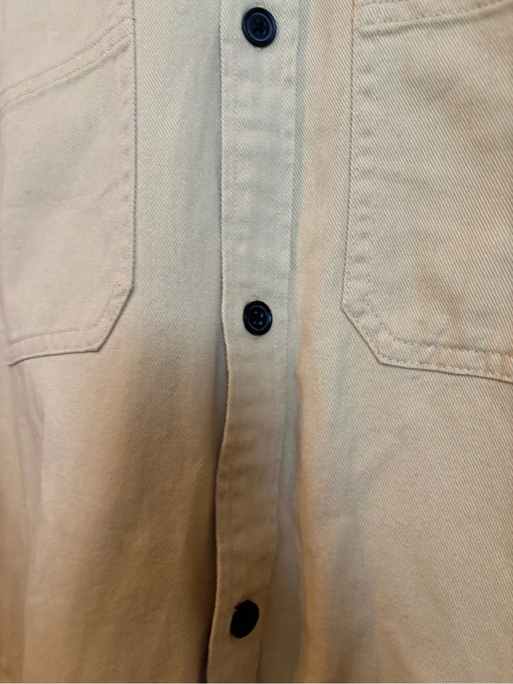 H&M Men's Overshirt Jacket - Yellow